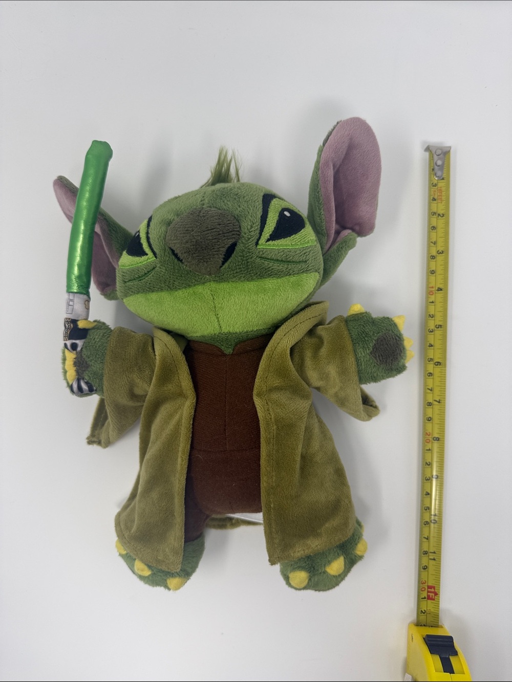 Star Wars Green Plush Jedi Stitch Small Pet Toy